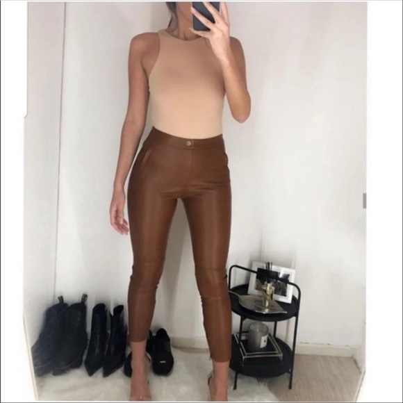 Zara tan new blogger leggings - Picture 2 of 12